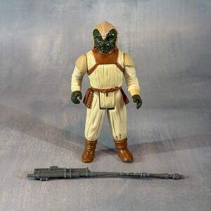 Vintage 1983 Kenner Star Wars Klaatu Skiff Guard Action Figure 100% Complete